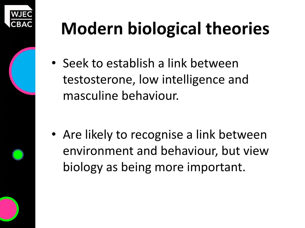 modern biological theories