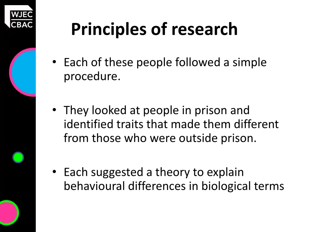 principles of research