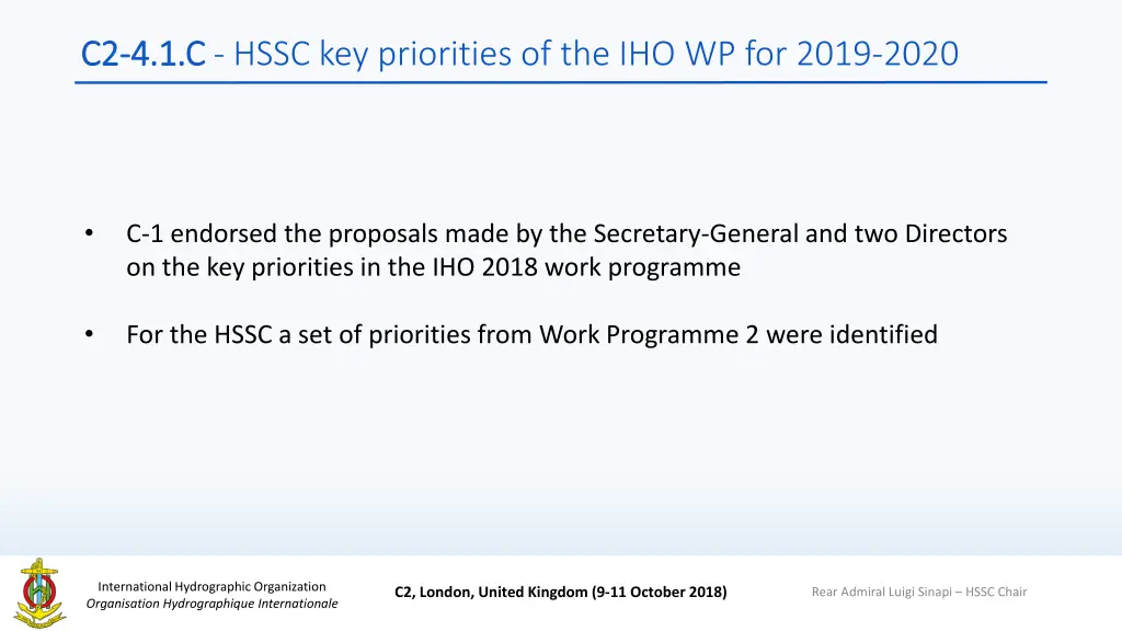 c2 c2 4 1 c 4 1 c hssc key priorities