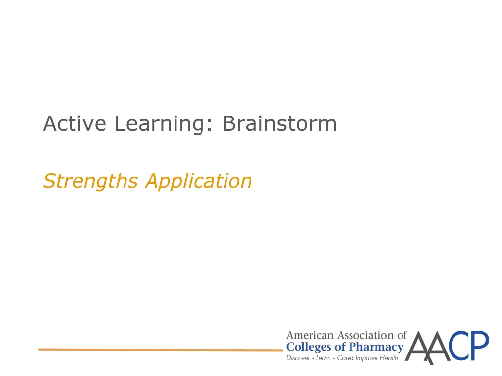 active learning brainstorm 1