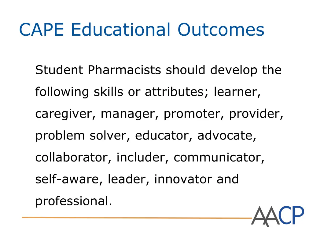 cape educational outcomes