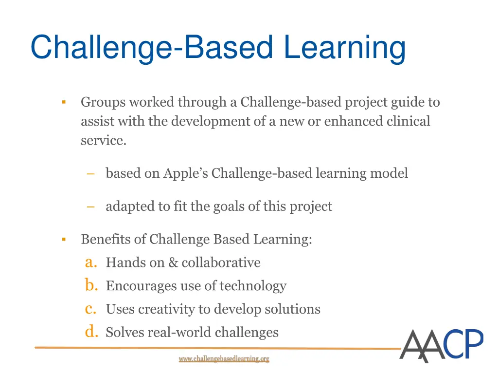 challenge based learning