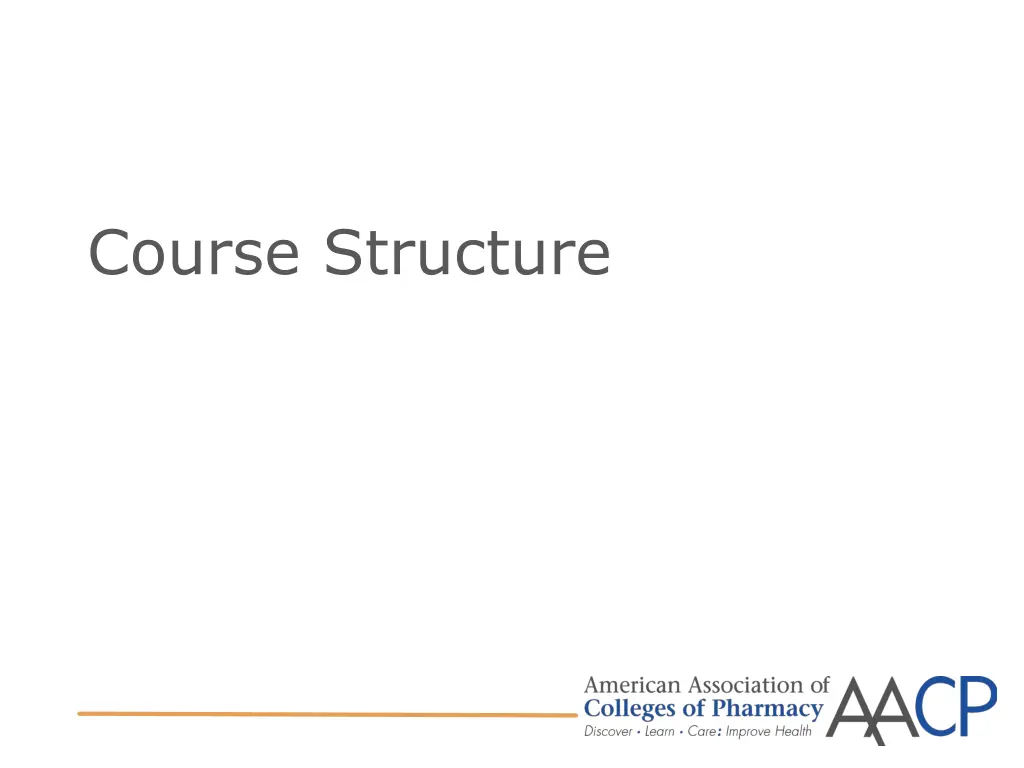 course structure