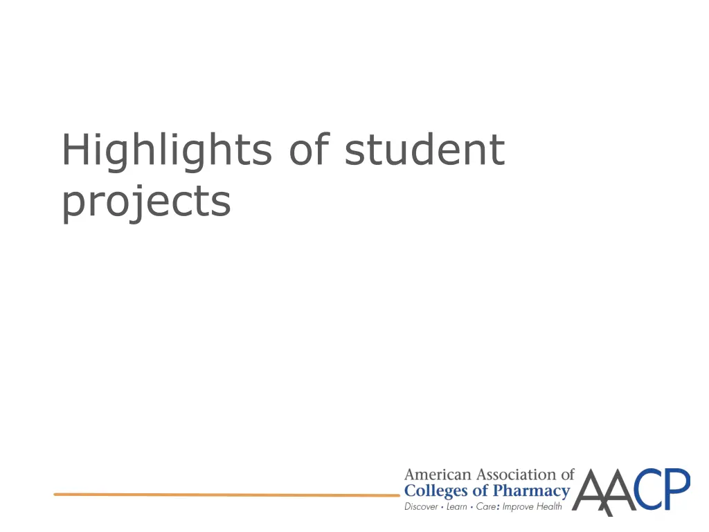 highlights of student projects