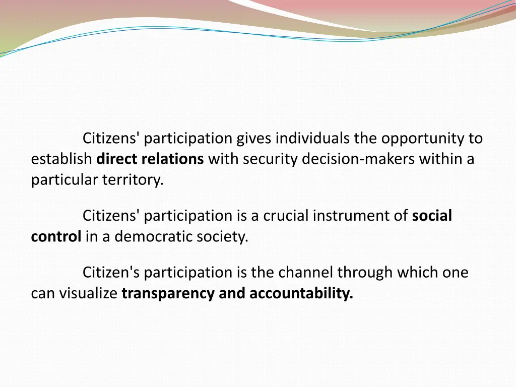 citizens participation gives individuals