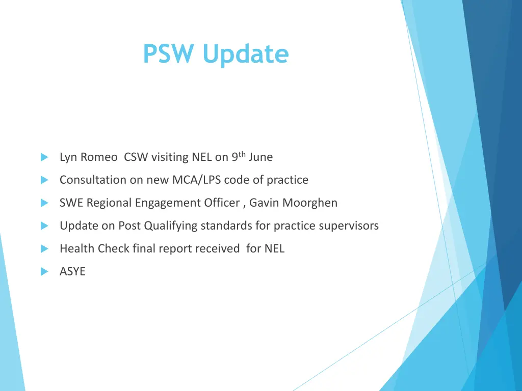 psw update