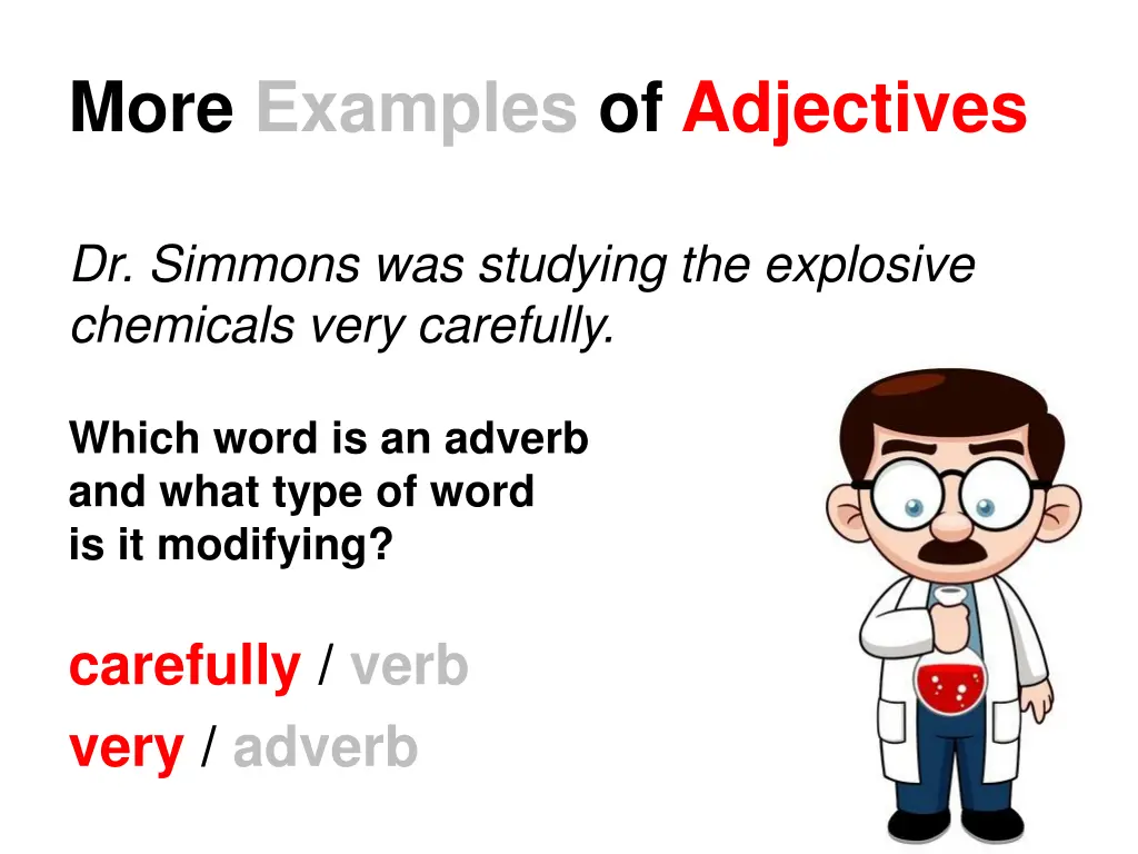 more examples of adjectives 2