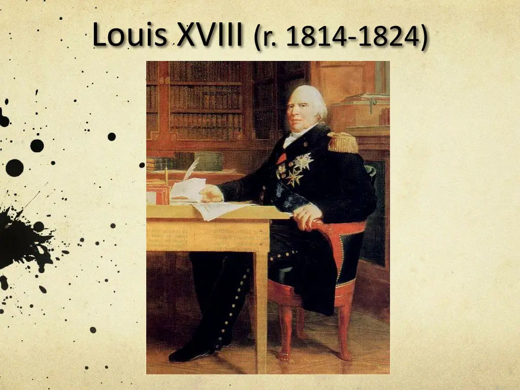 louis xviii r 1814 1824