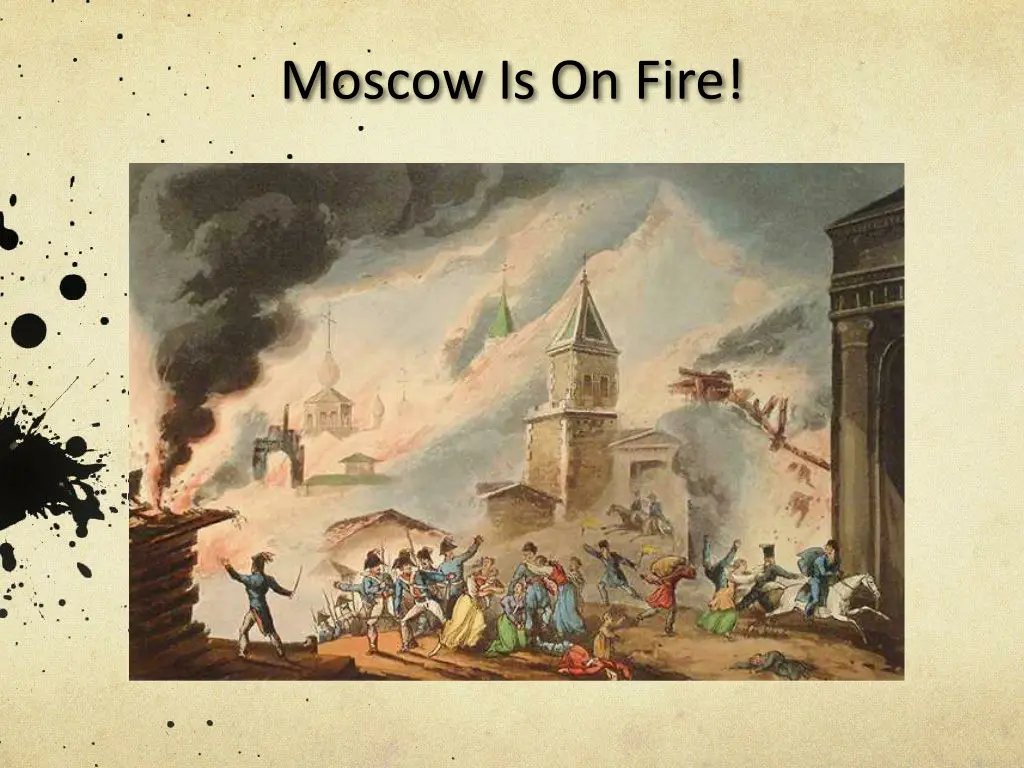 moscow is on fire