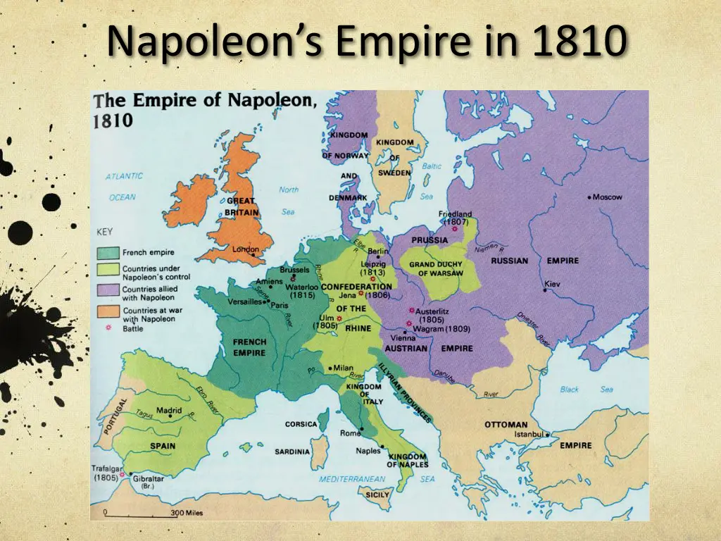 napoleon s empire in 1810