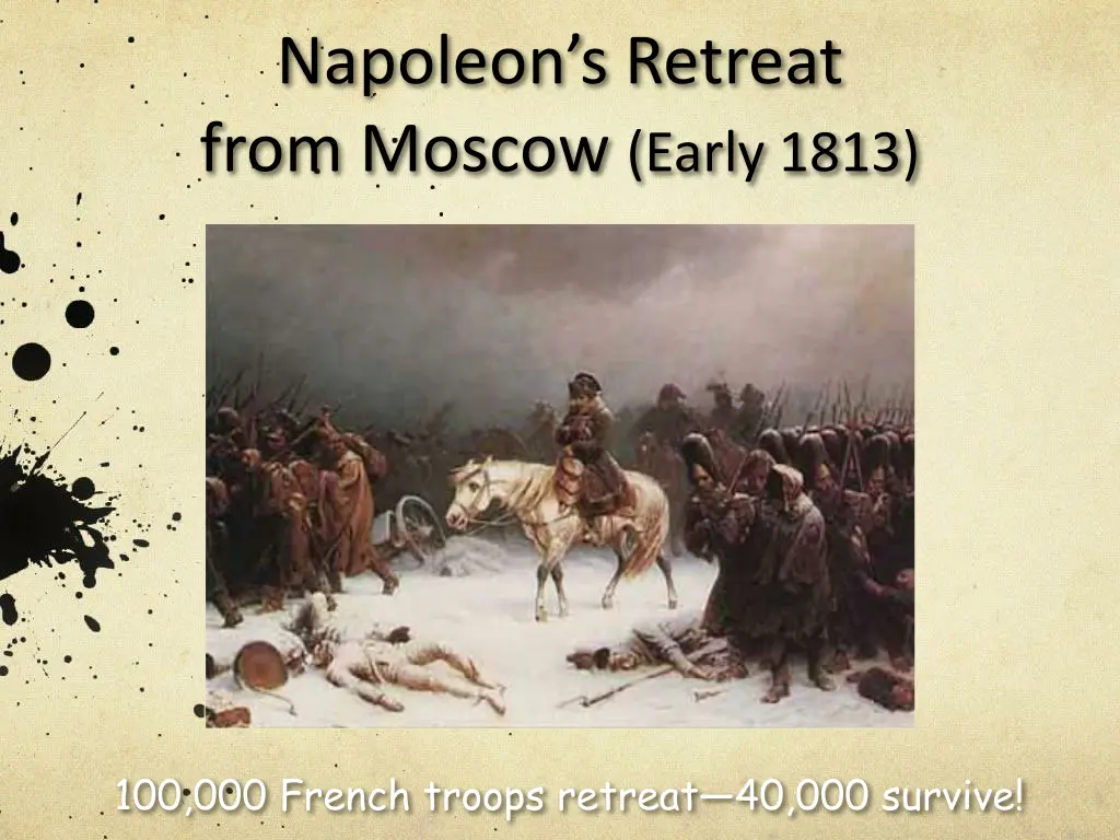 napoleon s retreat from moscow early 1813