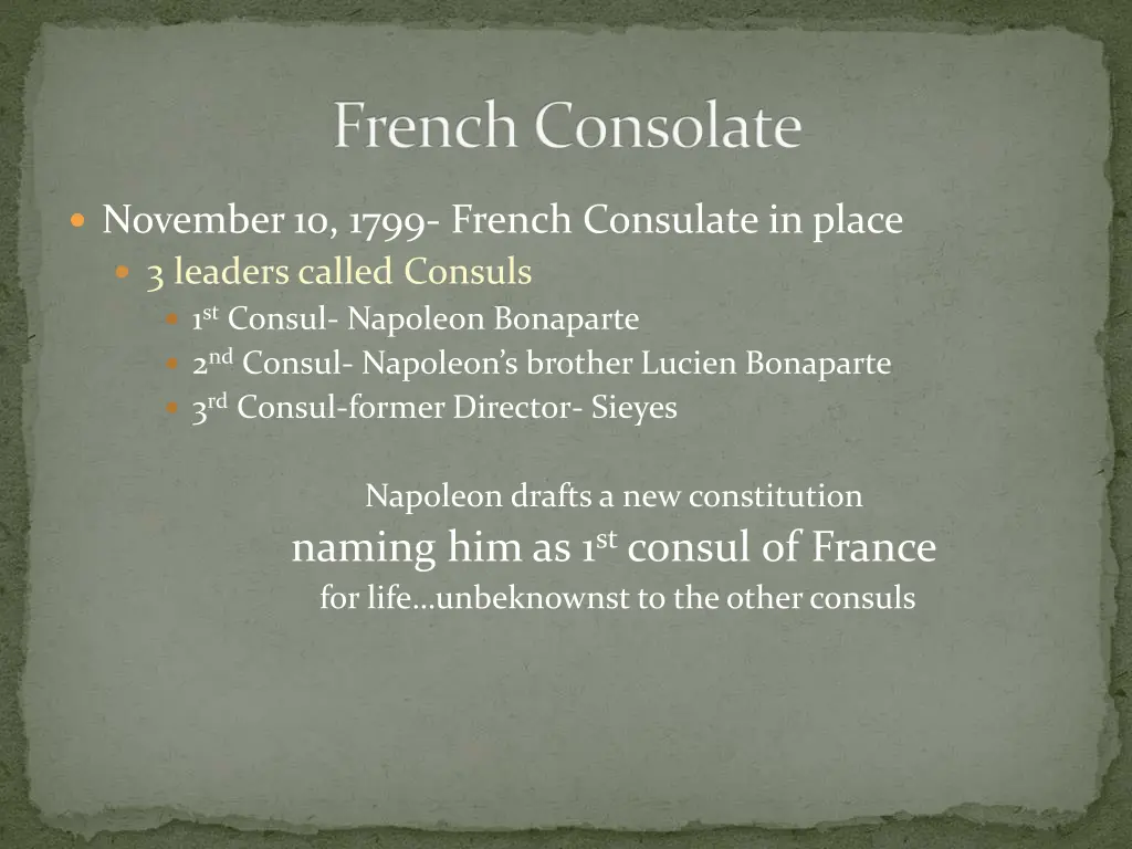 french consolate