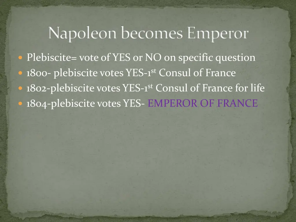 napoleon becomes emperor