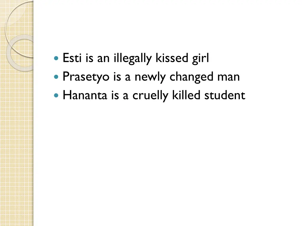 esti is an illegally kissed girl prasetyo