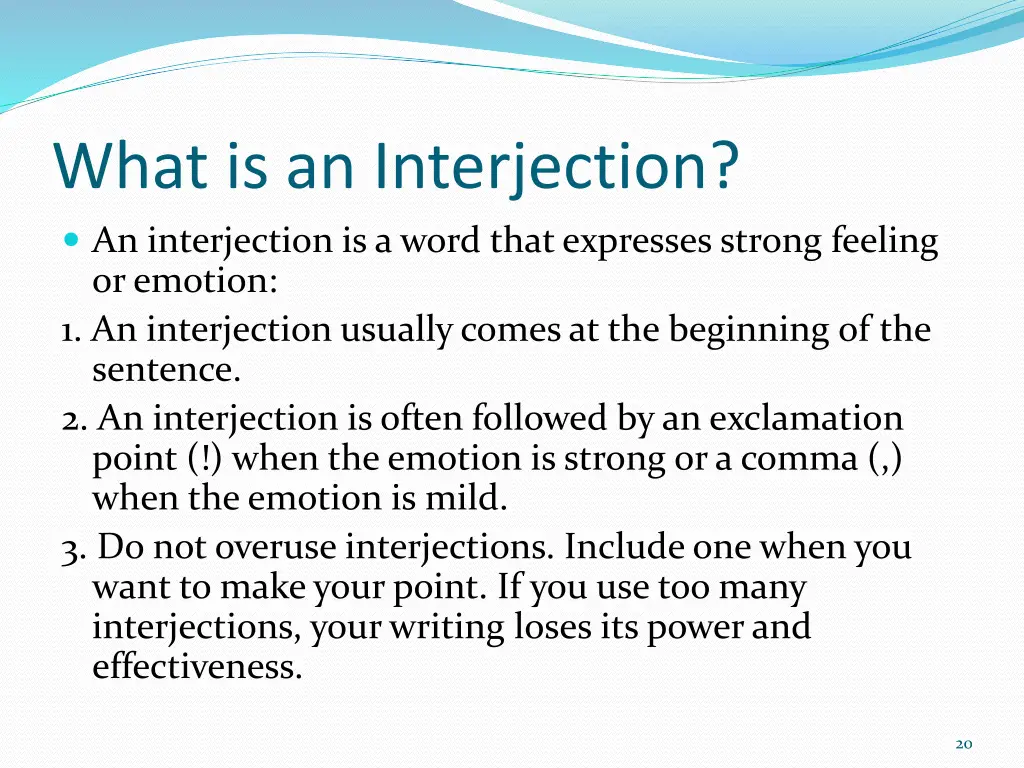 what is an interjection an interjection is a word