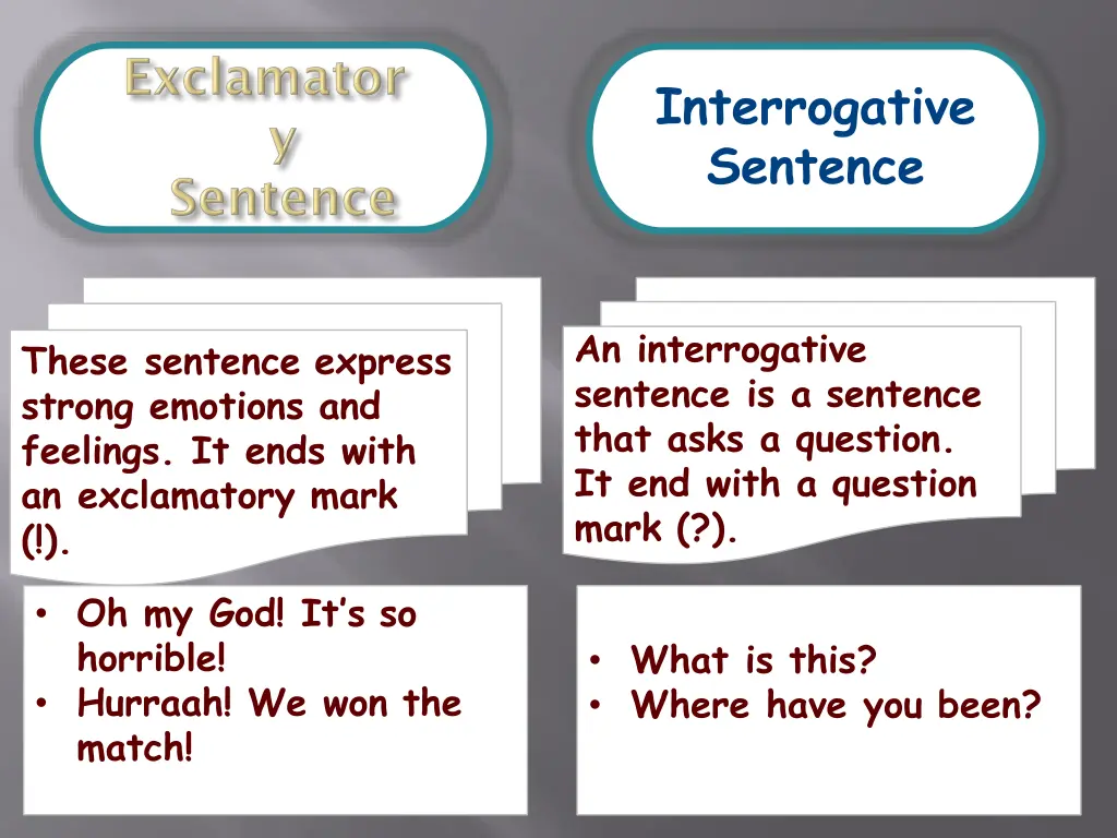 interrogative sentence