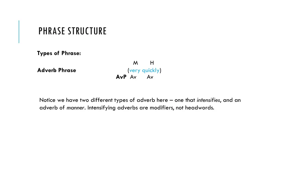 phrase structure 7