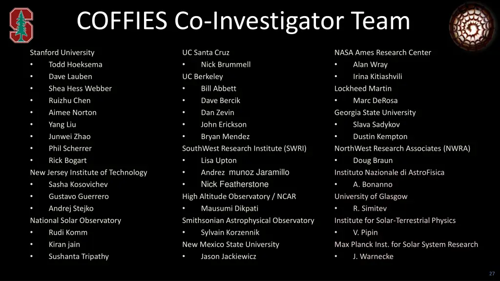 coffies co investigator team