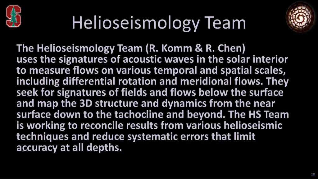 helioseismology team