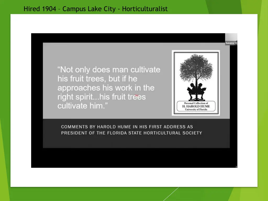 hired 1904 campus lake city horticulturalist