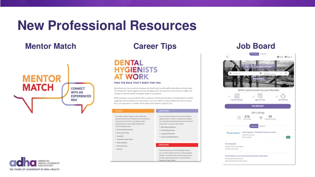 new professional resources