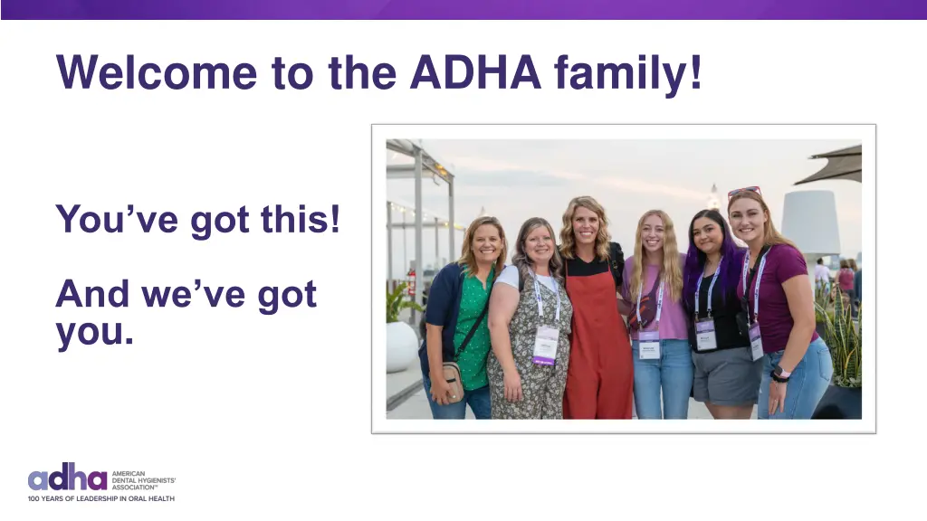 welcome to the adha family