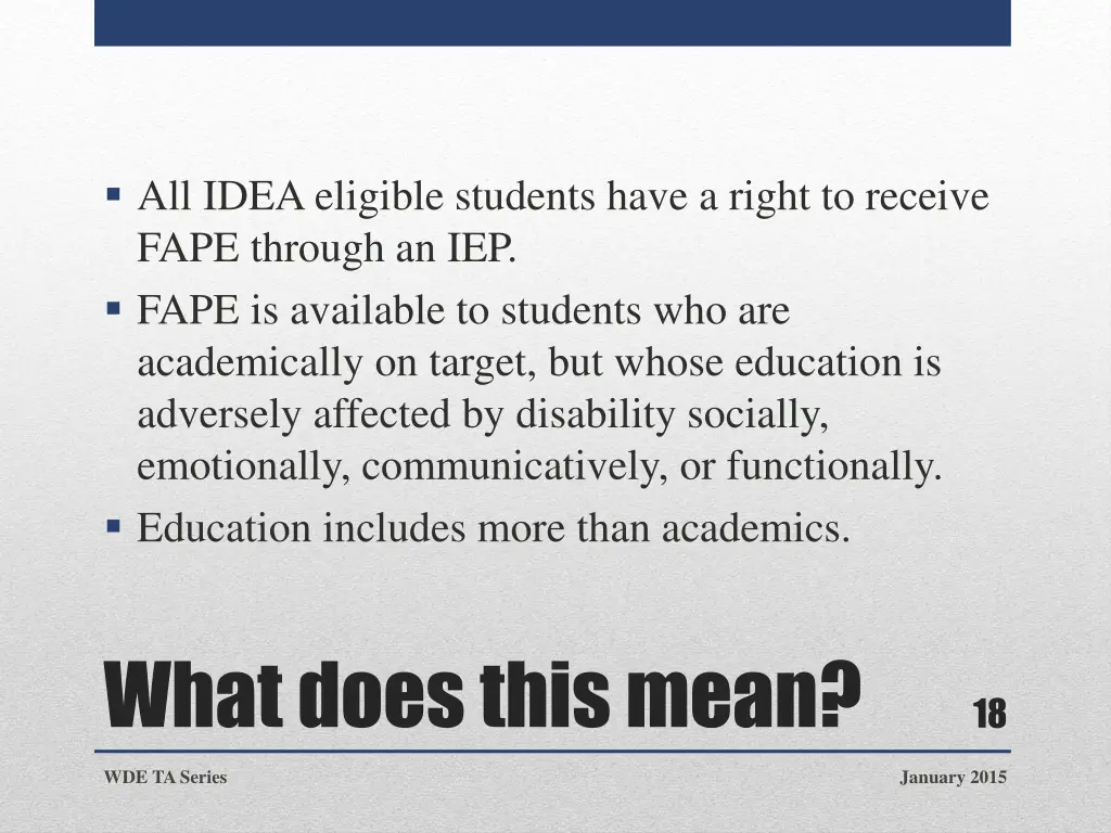 all idea eligible students have a right