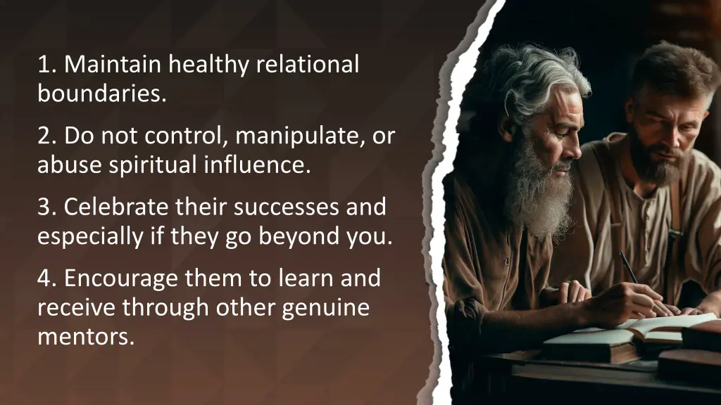 1 maintain healthy relational boundaries