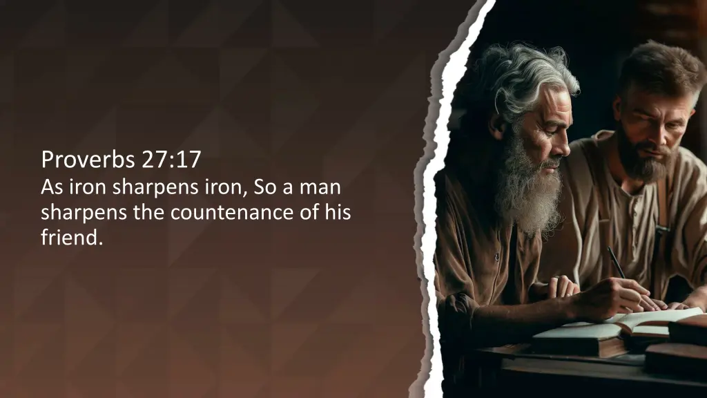 proverbs 27 17 as iron sharpens iron