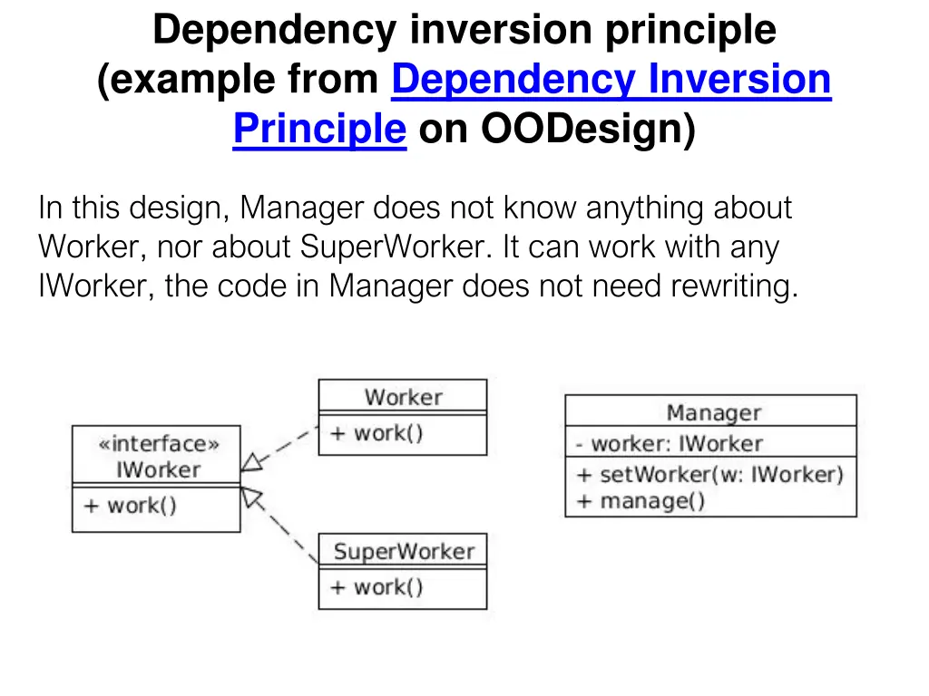 dependency inversion principle example from 2