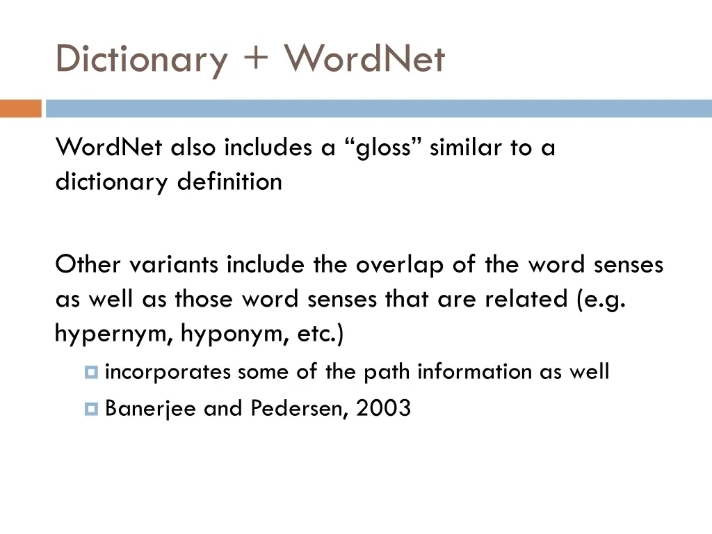 dictionary wordnet