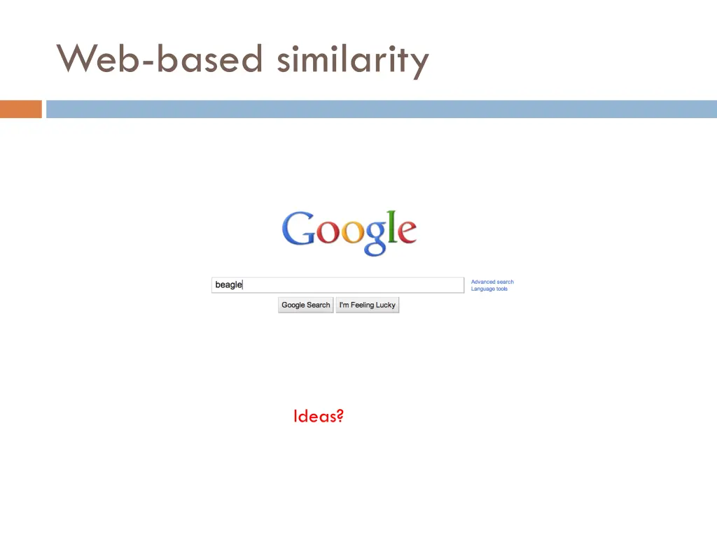 web based similarity