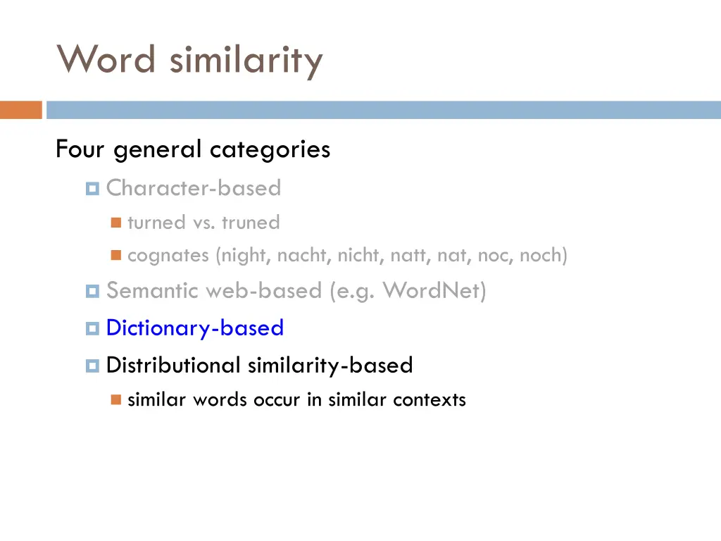 word similarity 5