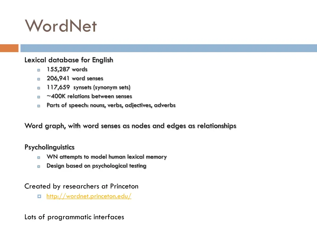 wordnet