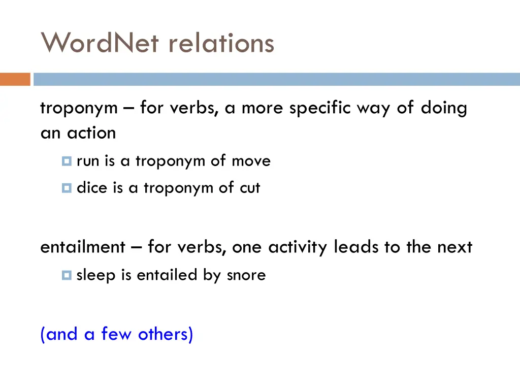 wordnet relations 2