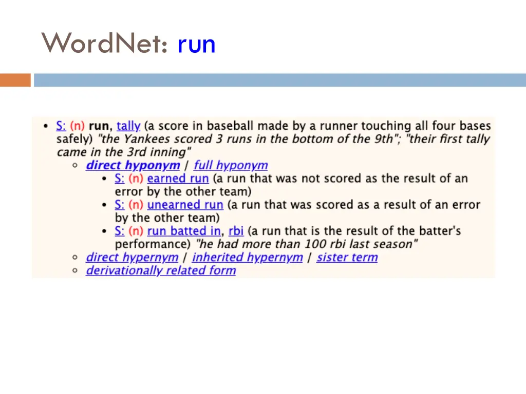 wordnet run 1