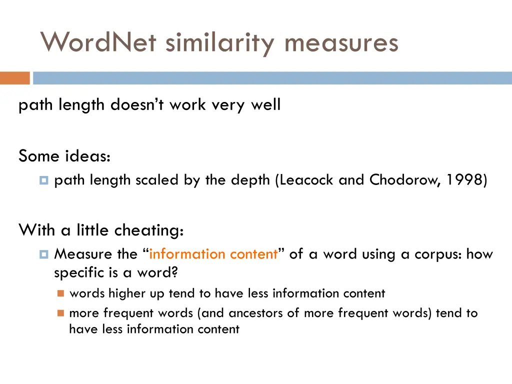 wordnet similarity measures