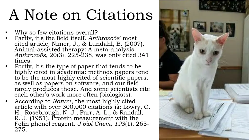 a note on citations