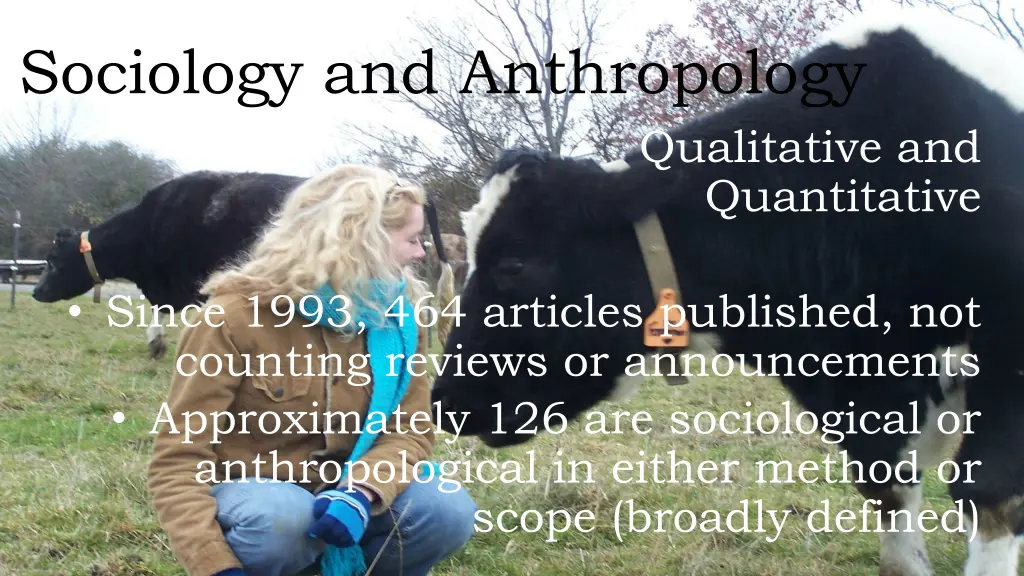 sociology and anthropology