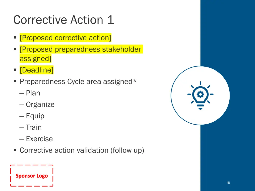 corrective action 1