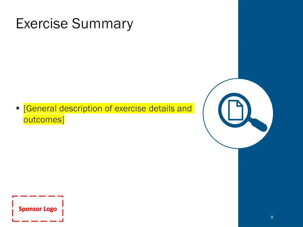 exercise summary