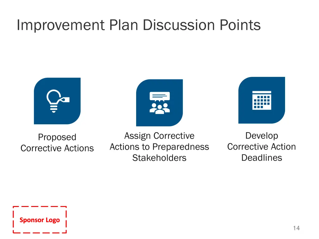 improvement plan discussion points