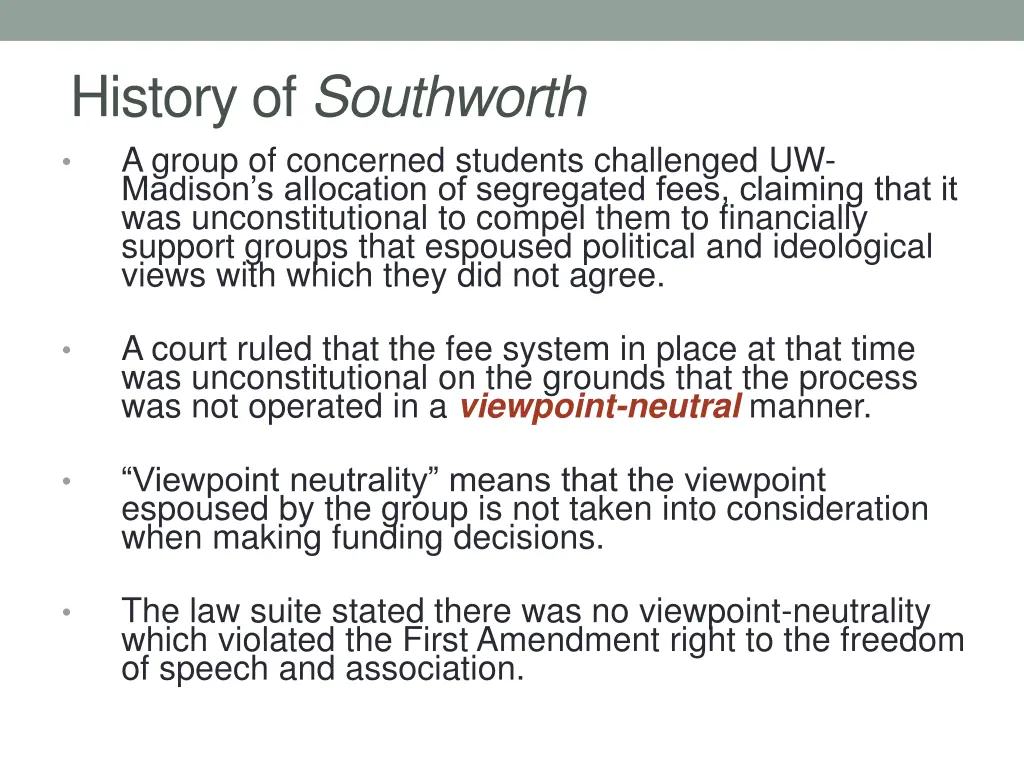 history of southworth a group of concerned