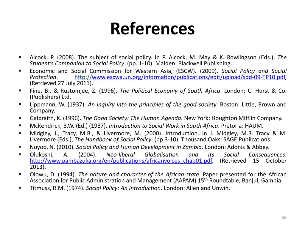 references