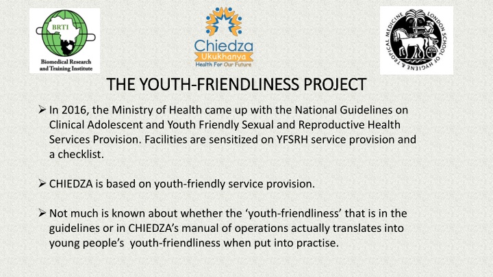 the youth the youth friendliness project