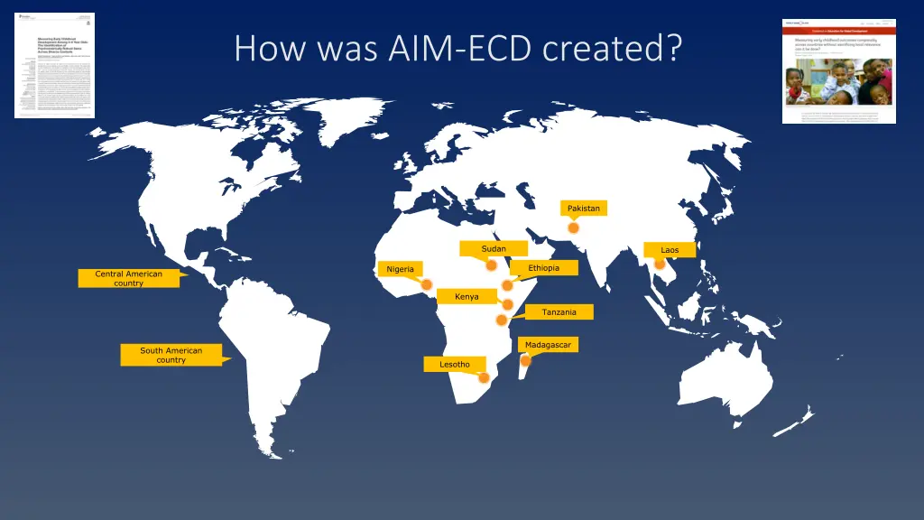 how was aim ecd created