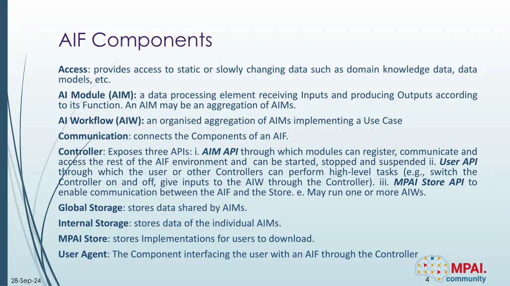 aif components