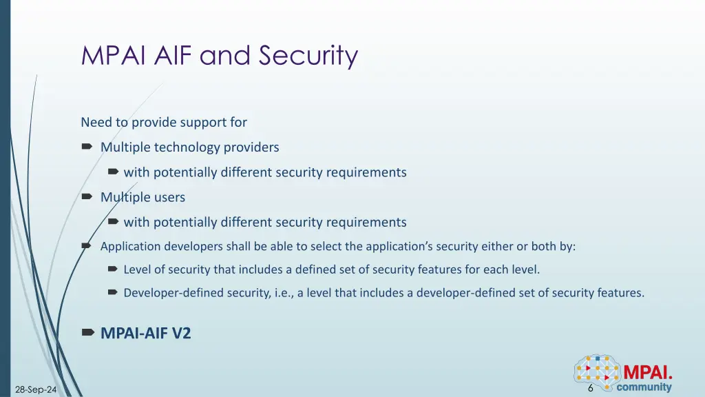 mpai aif and security