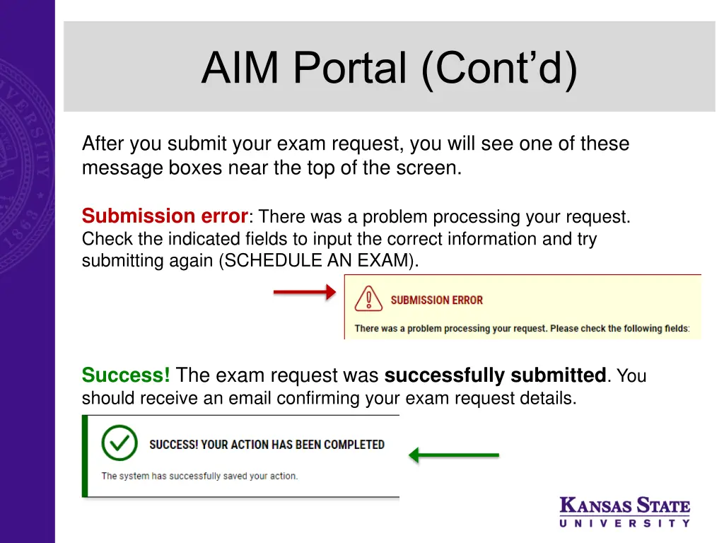 aim portal cont d 2