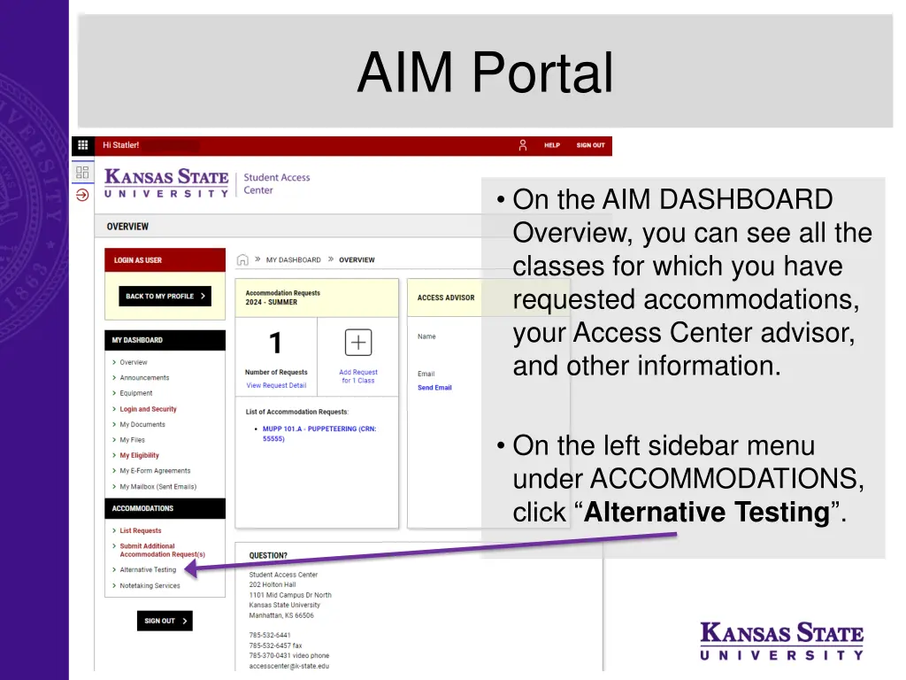 aim portal